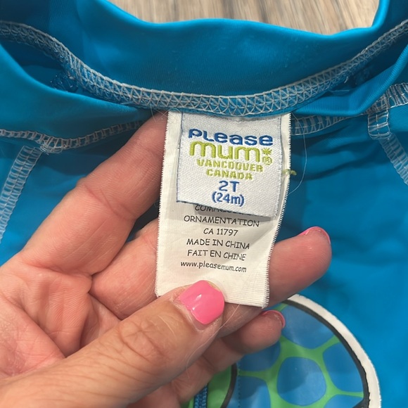 Baby 1 piece rash guard suit - Picture 3 of 5